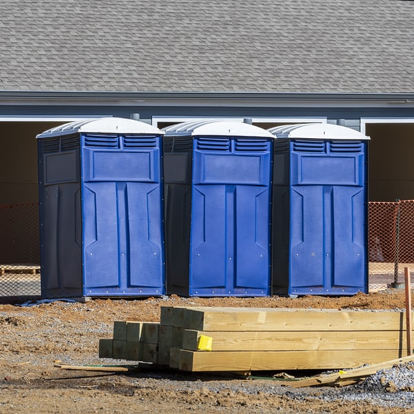 is there a specific order in which to place multiple porta potties in Dufur Oregon